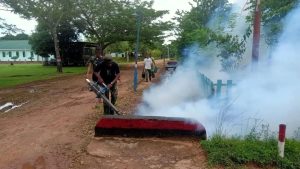 DBD Mengintai, Yonif R 755 Kostrad Fogging Pangkalan