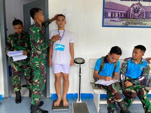 142 Calon Prajurit TNI AL Panda Lanal Sabang Jalani Test Kesehatan Tahap Pertama