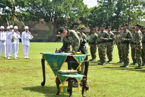 Letkol Inf M. Fuad Suparlin, S.I.P., M. Tr. (Han) Resmi Jabat Komandan Brigif Raider 9/DY/2 Kostrad