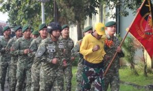 Sambut Wadanyon Baru, Yonarmed 10 Kostrad Adakan Tradisi Satuan