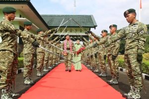 Gerbang Pora Lepas Danbrigif Raider 9 Kostrad Kolonel Inf Didik Efendi, S.I.P