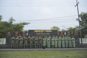 Angicipi Yudha Terima Pejabat Baru, Laksanakan Tradisi Satuan