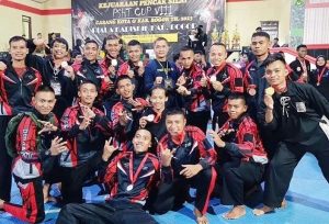 Atlet Silat Yonif PR 328 Kostrad Borong Mendali Kejuaraan PSHT Cup 8 Piala Kadisdik Kab. Bogor