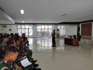 Asren Divif 1 Kostrad Kol Inf Mahfud As’at, S.I.P., M.I.P. Beri Pembekalan kepada para Tamtama Remaja Baru Divif 1 Kostrad