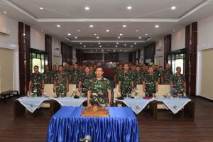 Lantamal I Ikuti Exit Briefing Panglima Koarmada I Bersama Jajaran Koarmada I Secara Virtual