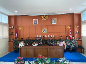 Komandan dan Perwira Staf Lanal Sabang Ikuti Exit Briefing Pangkoarmada I Secara Virtual