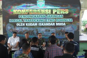Pengungkapan Terduga Sindikat TPPO (Imigran Rohingya) di wilayah Kab. Aceh Tamiang oleh Tim gabungan Deninteldam IM