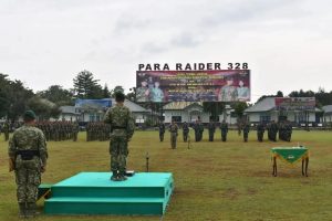 Tongkat Komando Dirgahayu Diserahterimakan, Mayor Inf Fauzan Rifa’i Alfikri Pejabat Danyon PR 328 Kostrad