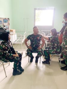 Prajurit Lanal Bintan Antusias Booster Kedua