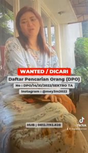 Mei Seorang DPO Di Klaim Telah Lakukan Perbuatan Pidana