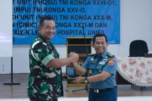 Satgas TNI Konga Membawa Misi Perdamaian, Prajurit Yonif 320 Kostrad Terima Pembekalan Dari Danpuspomad