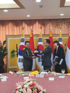 Tingkatkan Hubungan Kerja Sama, Delegasi TNI AD Kunjungi Markas Besar Angkatan Darat Korea Selatan