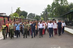 Lantamal I Ikuti Olahraga Bersama TNI/Polri dan Forkopimda Sumatera Utara