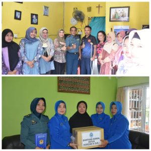 Anjangsana Danlanal Bintan dan Ketua Cabang 5 Korcab IV DJA I Ke Warakawuri dan Anggota Pemulihan Sakit