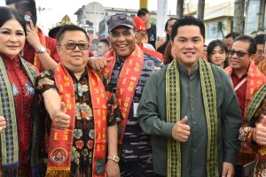 Danlantamal XII Pontianak Hadiri Acara Perayaan Imlek 2574 dan Cap Go Meh Singkawang 2023