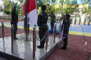 ASPERS DANLANTAMAL III PIMPIN UPACARA BENDERA