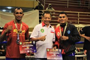 Hempaskan Lawan di Kelas Elite 60 Kg, Petinju Bajra Yudha Rengkuh Juara