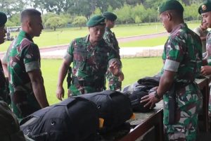 Yonif PR 502 Kostrad Gelar Apel Pasukan Pemukul Reaksi Cepat (PPRC) TNI