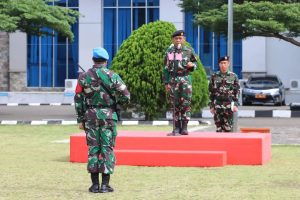 Pangdivif 1 Kostrad ayjen TNI Bobby Rinal Makmun, S.I.P. Hadiri Penutupan PDT Satgas Yonmek TNI Konga XXIII-Q Divif 1 Kostrad di PMPP TNI