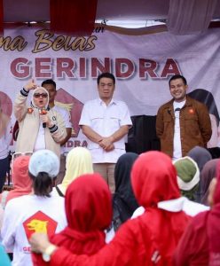 Partai Gerindra Gelar HUT dengan Senam Sehat di Waduk Kampung Rambutan, Banyak Doorprice bagi Peserta