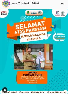 Siswa siswi SMAN 7 Bekasi, memiliki segudang prestasi sebagai anak bangsa