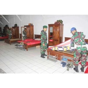 Barak Layak dan Aman Dari Pelanggaran, Staf 1 Menarmed 2 Kostrad Laksanakan Pemeriksaan