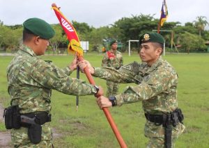Estafet Kepemimpinan Kompi dan Pelepasan Perwira Terbaik Yonif Raider 755/Yalet Kostrad
