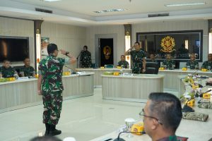 Irkostrad Mayjen TNI Dian Sundiana, S.E., M.Si. Pimpin Taklimat Awal Post Audit Itkostrad TA 2023