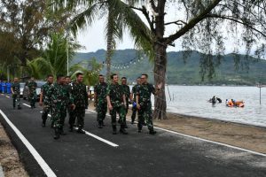 Kunjungan Danlantanal II Padang Di Lanal Sibolga Disambut Sukacita Oleh Prajurit dan PNS Lanal Sibolga
