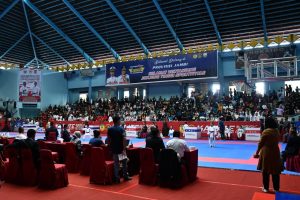 Pangkalan TNI AL Palembang Gelar Turnamen Karate Piala Danlanal Palembang Se-Sumatera Tahun 2023 di Provinsi Jambi