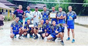 Kambing Cup di Lebak, Tim Voly Yonif Mekanis 318 Kostrad Naik Panggung Juara 1