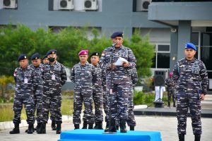 Danlantamal XII Pontianak Pimpin Upacara HUT Ke-77 Polisi Militer Angkatan Laut