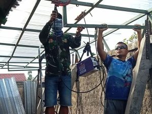 Suasana Belajar Nyaman dan Semangat, Prajurit Kostrad Bantu Renovasi SLBN 4 Citereup