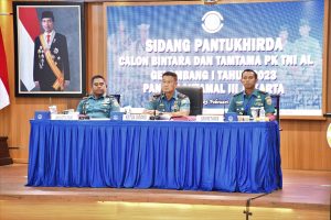 Komandan Lanal Bandung Hadiri Sidang Pantukhir Daerah Calon Bintara dan Tamtama TNI AL Tahun 2023