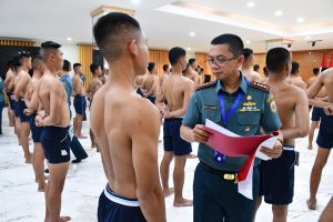 Komandan Lanal Palembang Hadiri Sidang Pantukhir Daerah Calon Bintara dan Tamtama TNI AL Tahun 2023