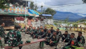 Kunjungi prajurit Kostrad,Asops Kasad Mayjen TNI Ainurrahman di perbatasan RI-PNG