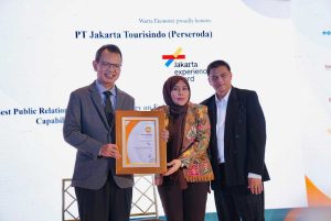 Jakarta Experience Board Dinobatkan sebagai Perusahaan Pariwisata dengan Kehumasan Terbaik oleh Warta Ekonomi