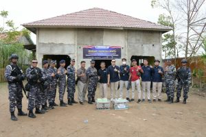 Pelayaran Susur Sungai Musi Sinergitas Lanal Palembang Dengan Bank Indonesia Perwakilan Provinsi Sumsel Sambangi Desa Upang Kabupaten Banyuasin