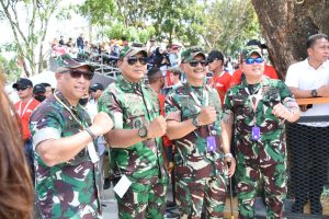 Pangdam I/BB Dampingi Presiden RI Acara F1H20 di Balige