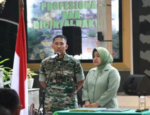 Pangdivif 1 Kostrad Mayjen TNI Bobby Rinal Makmun, S.I.P. Pimpin Acara Penyerahan Jabatan Asren Divif 1 Kostrad