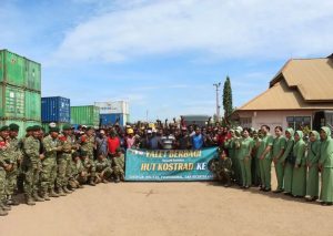 Prajurit Kostrad Jangkau Daerah Pelosok Timur, Yonif R 755 Kostrad Berbagi Untuk Masyarakat Merauke