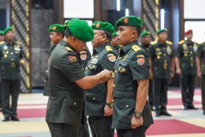 Kasad Pimpin Serah Terima Jabatan Asintel dan Aslog Kasad