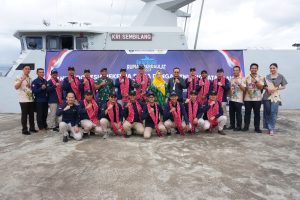 Danlantamal XII Pontianak Menyambut Kembalinya Tim Ekspedisi Rupiah Berdaulat (ERB) 2023