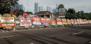 Ribuan Karangan Bunga Banjiri Peresmian Graha PENA 98