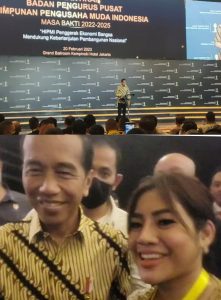 Pelantikan BPP HIPMI Bersama Presiden Jokowi. Ini Kata Eka Lestari Sinaga