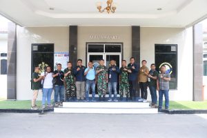 Jalin Sinergitas, Komandan Pangkalan TNI AL Tanjung Balai Asahan Terima Audiensi PWI Kota Tanjungbalai