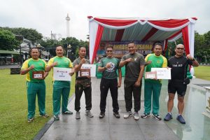 Gowes Dan Olah Raga Bersama, Semarakan HUT Ke-62 Kostrad