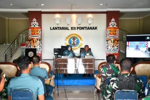 Prajurit Lantamal XII Pontianak Terima Sosialisasi Reformasi Birokrasi, Zona Integritas Menuju WBK