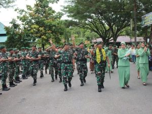 Satuan Kostrad Di Bawah Naungan Divif 3 Kostrad,Pangdivif 3 Kostrad Mayjen TNI Novi Helmy Prasetya, S.I.P. , M.I.P., Sambangi Prajurit Yonif R 754 Kostrad