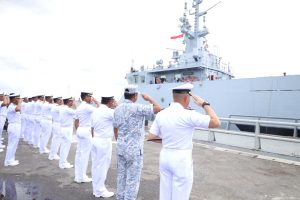 Lantamal I Melepas Dua Kapal Perang Malaysia